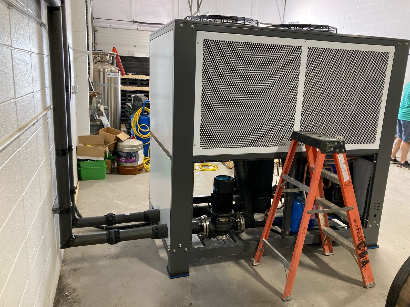 Brewery glycol chiller