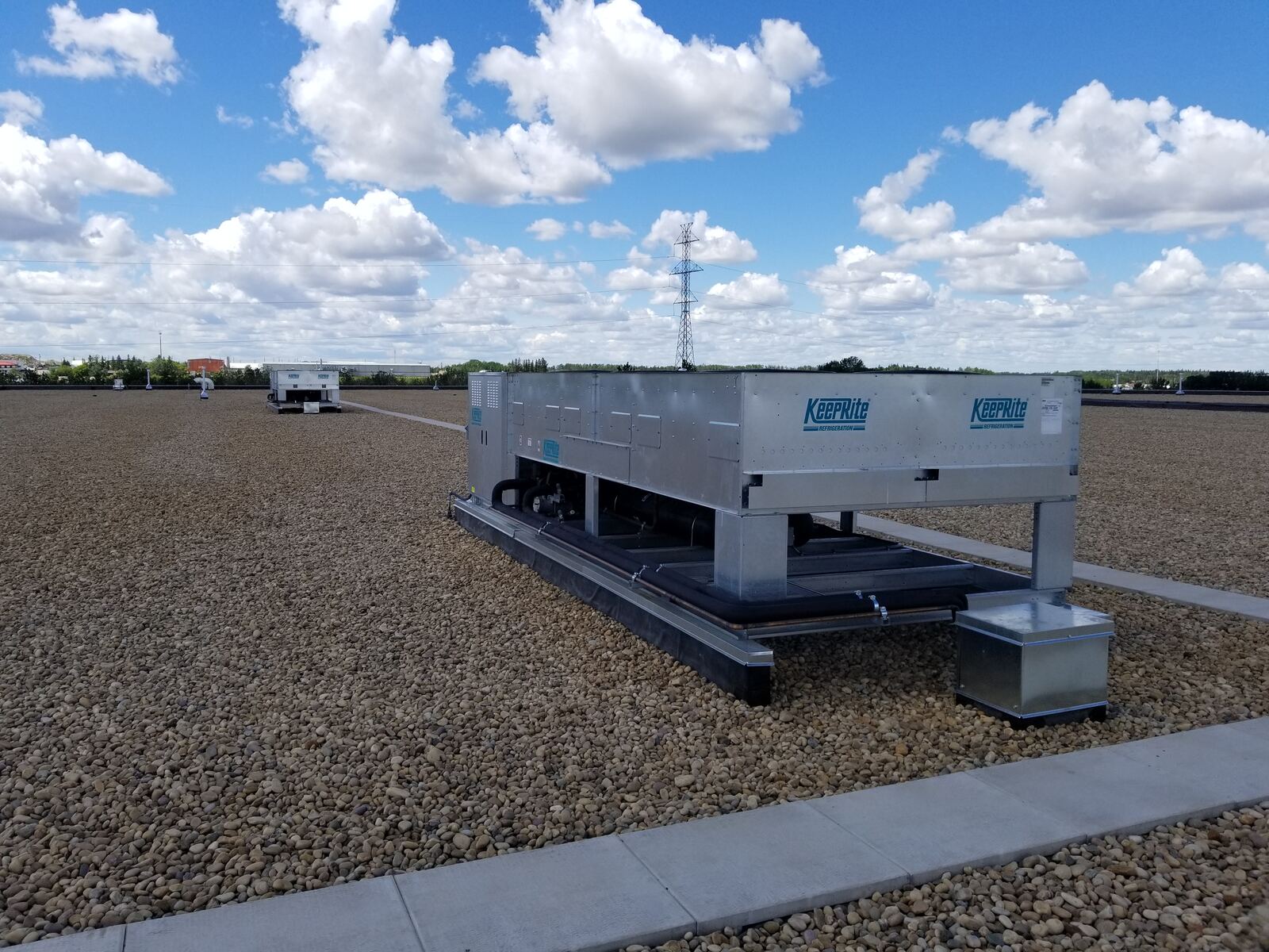 Keeprite rooftop condenser rack