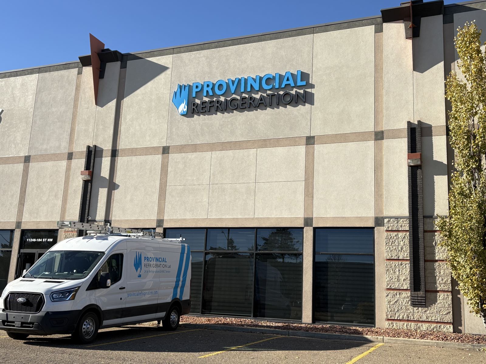 Office exterior service van