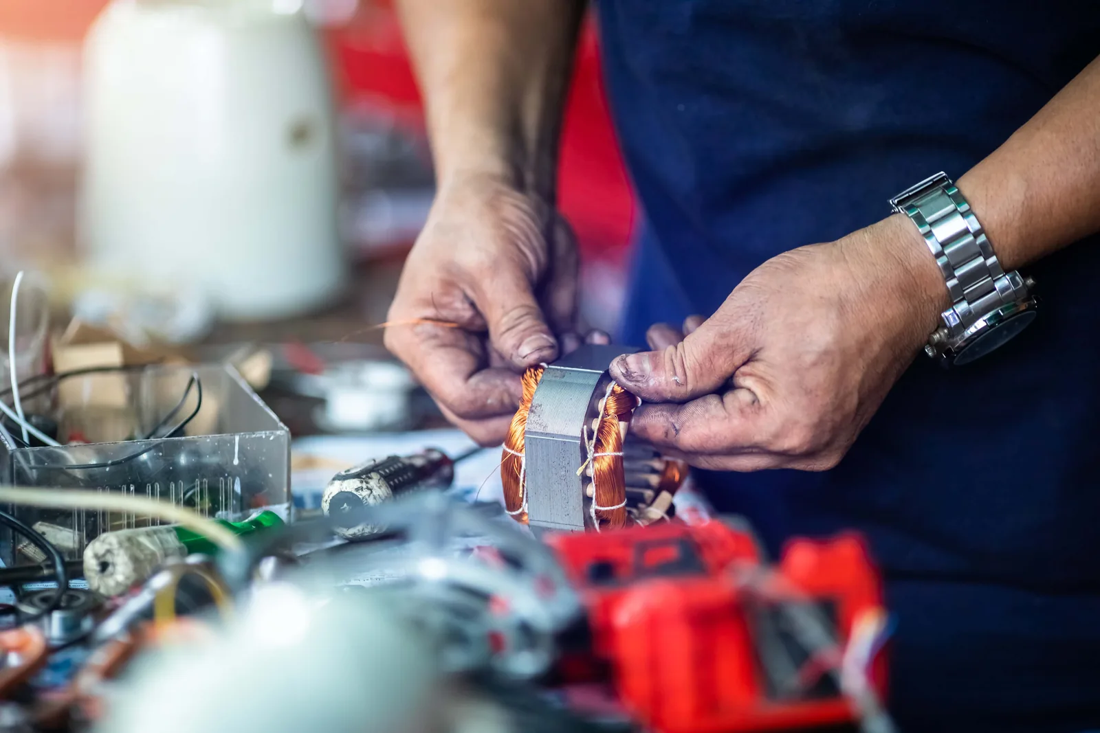Electric motor and pump repair for commercial refrigeration systems